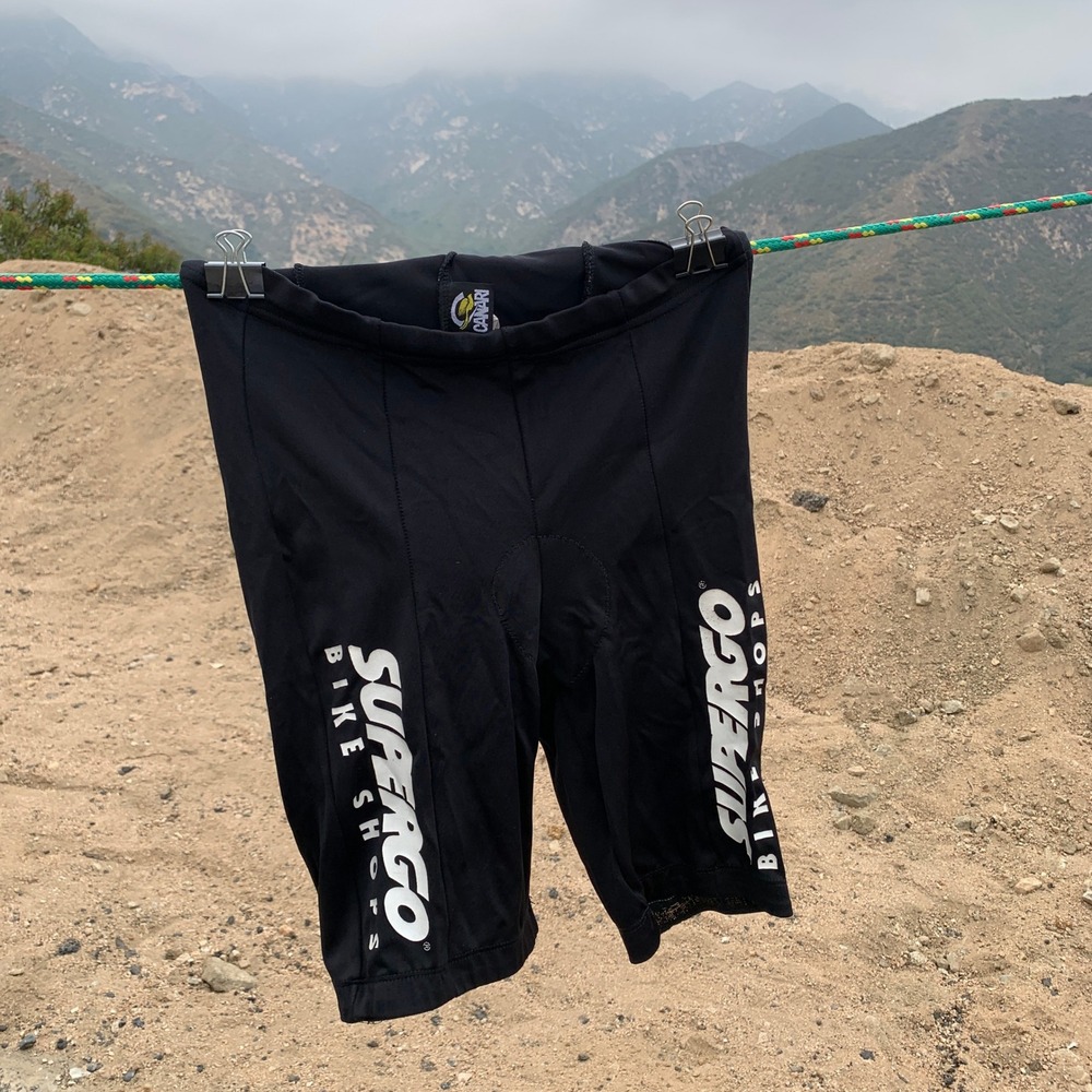 Canari SUPERGO BIKE SHOP padded cycling shorts, long - black - size large